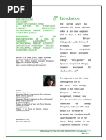 LOTCA Cognitive Assessment in OT | PDF | Occupational Therapy | Attention