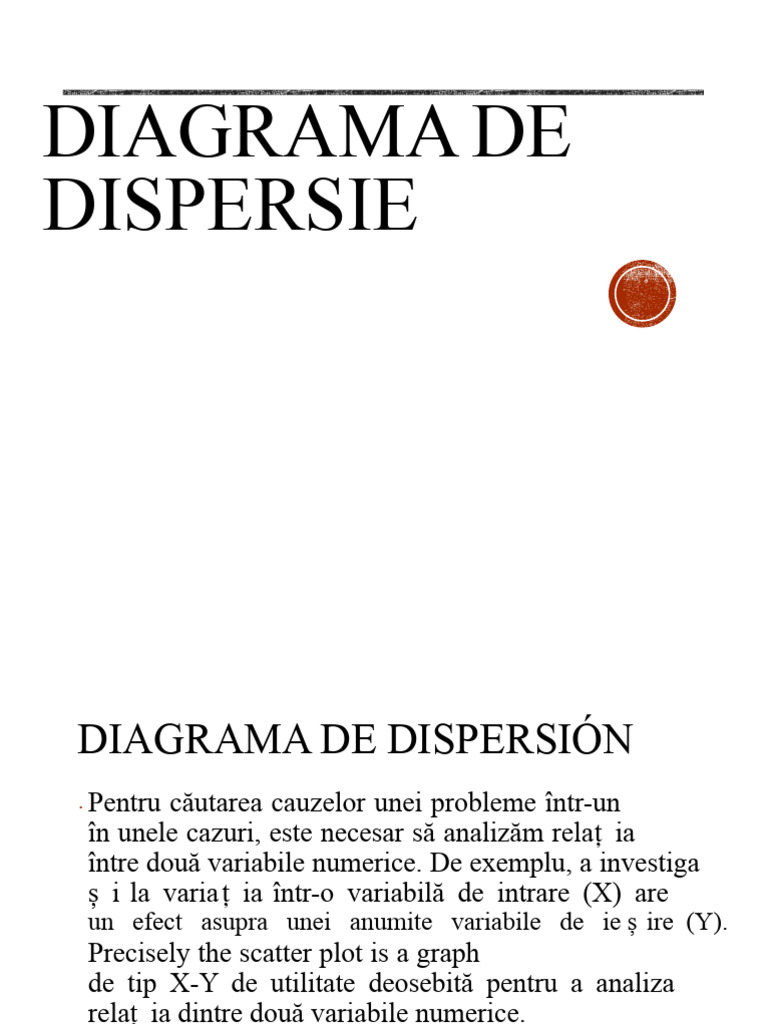 Diagrama de Dispersie | PDF