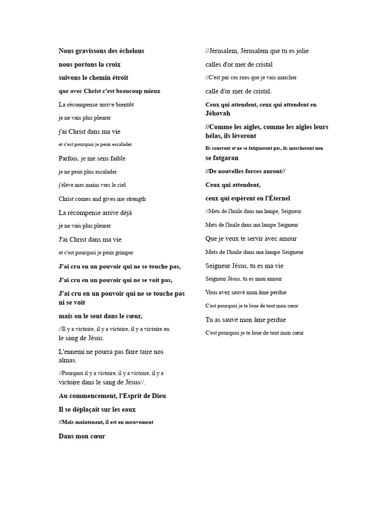 Victoire et foi en Christ | PDF | Jésus | Doctrines et croyances ...