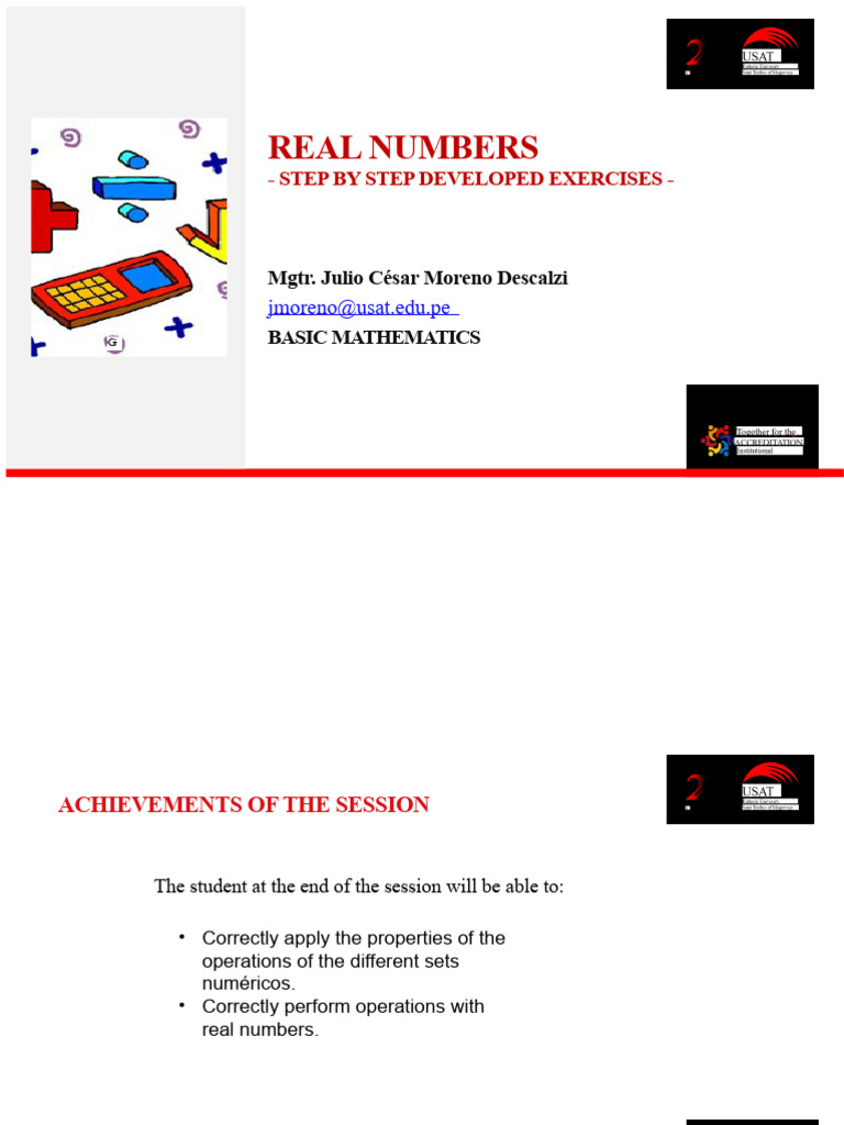 Real Numbers: Step-by-Step Exercises | PDF | Numbers | Real Number