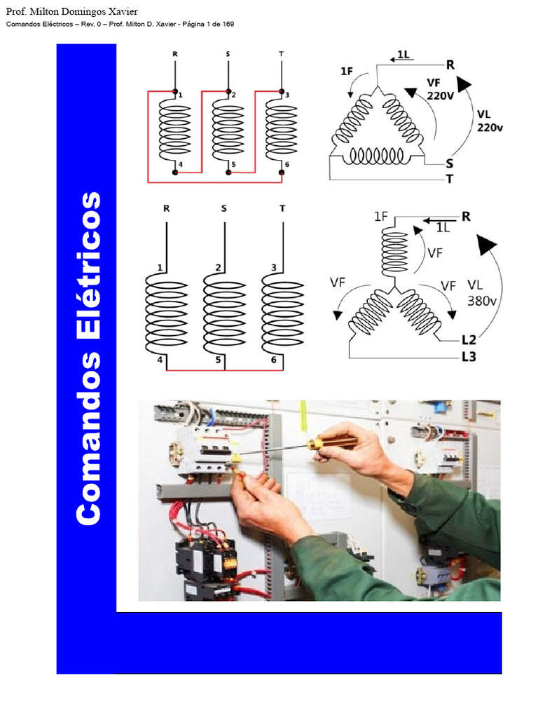 Comandos Eléctricos: Guía Completa | PDF | Transformador | Motor eléctrico