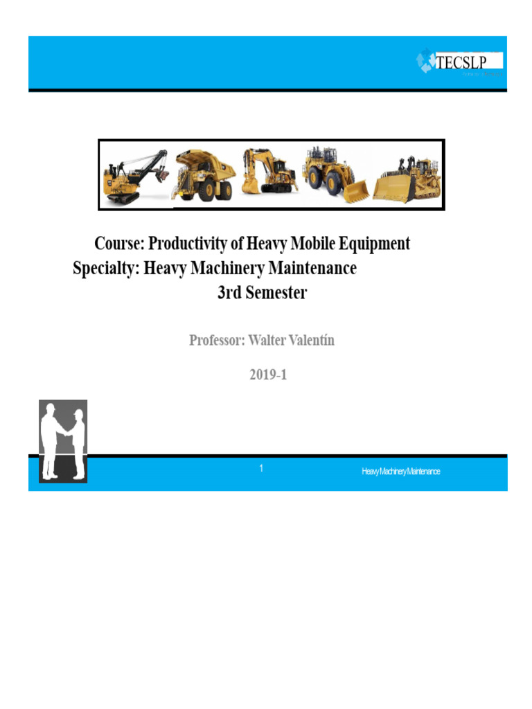 Heavy Mobile Equipment Classification Guide | PDF | Heavy Equipment ...