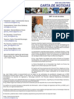 Carta de Noticias Nov- Dic 2007