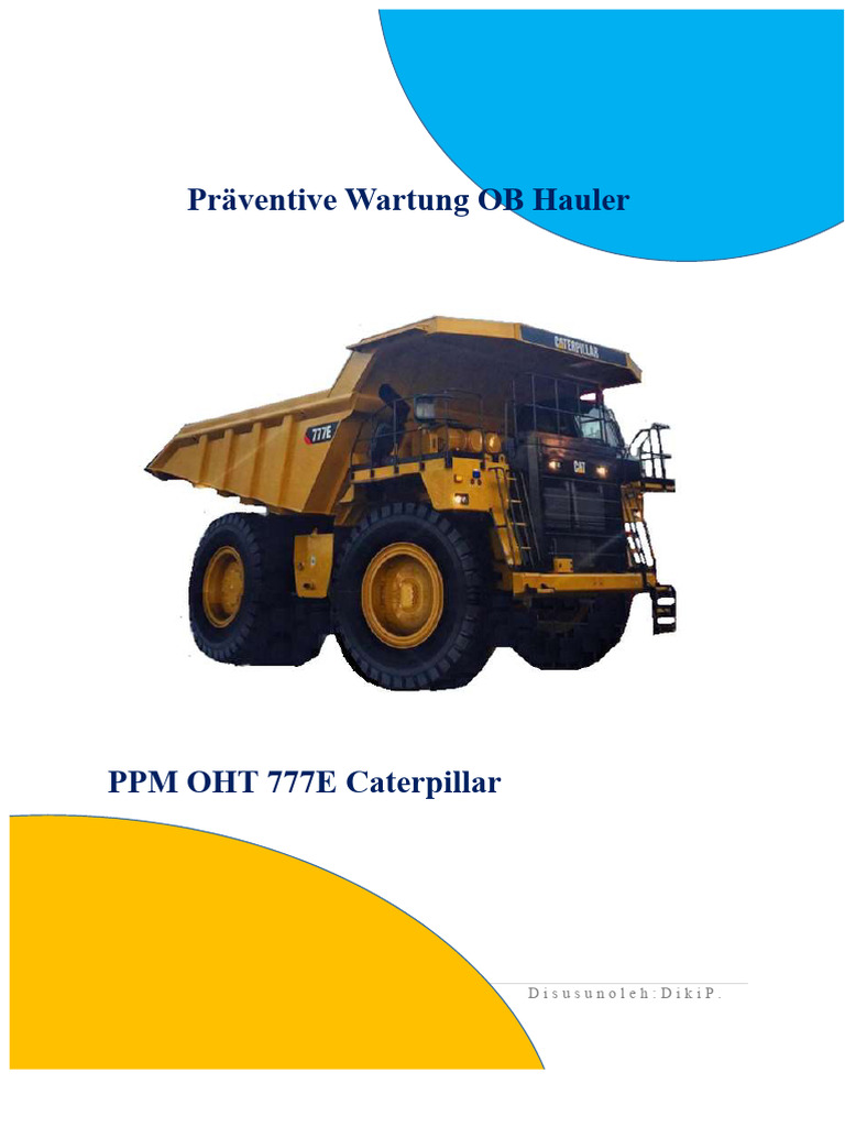 PM PPM OHT 777E Caterpillar | PDF