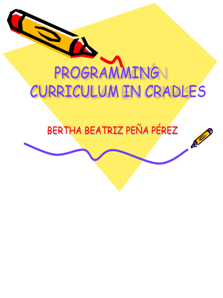 Curricular Programming in Cribs | PDF | Somatosensory System ...