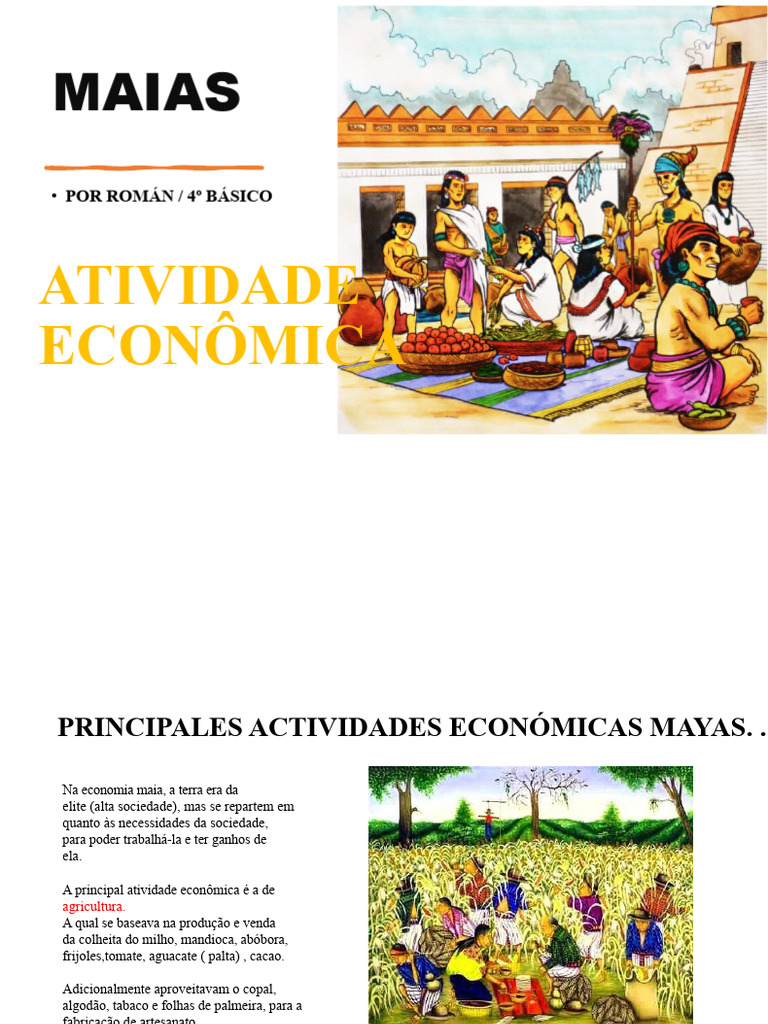 Atividades Econômicas dos Maias | PDF