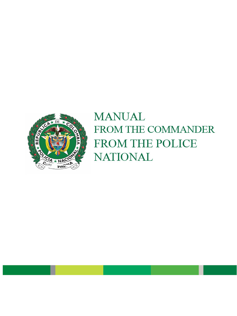 National Police Commander's Manual | PDF | Police | Mayor