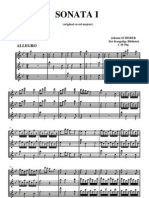 SCHERER Johann, Sonata 1 a Trois Flutes (Version Flute a Bec)