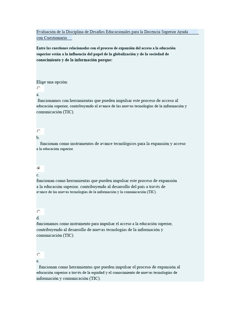 Desafíos en el Acceso a la Educación Superior | PDF | Tecnología de ...