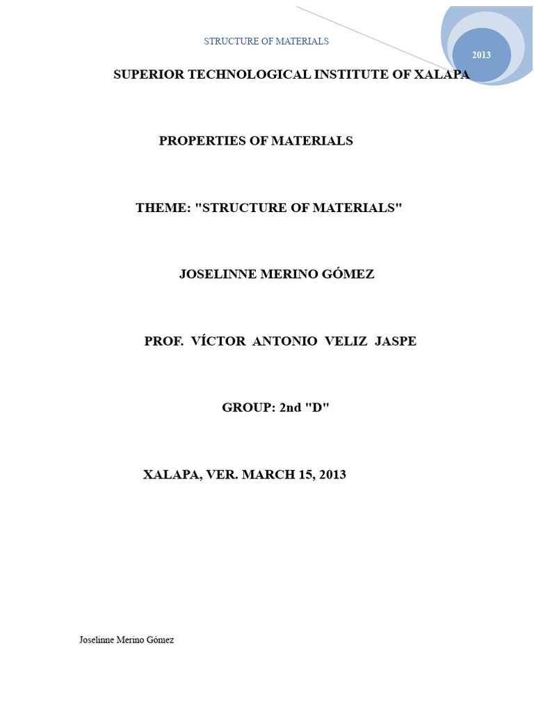 Types of Material Structures Explained | PDF | Nanotechnology ...