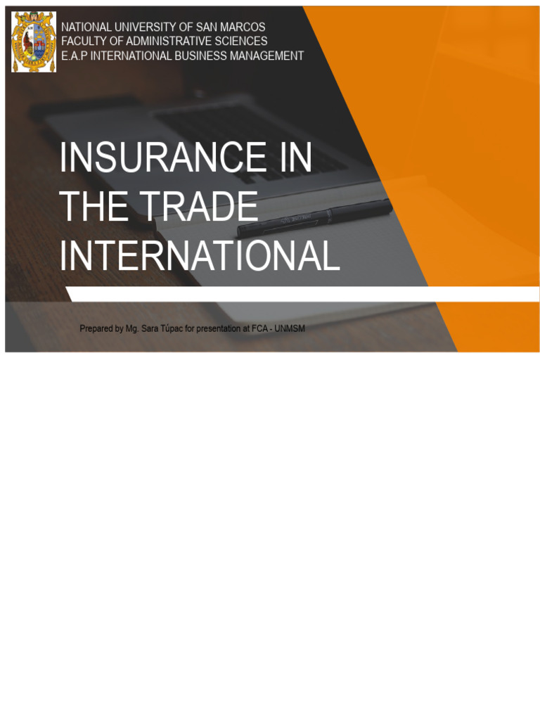 Insurance Risks in International Trade | PDF | Insurance | Risk