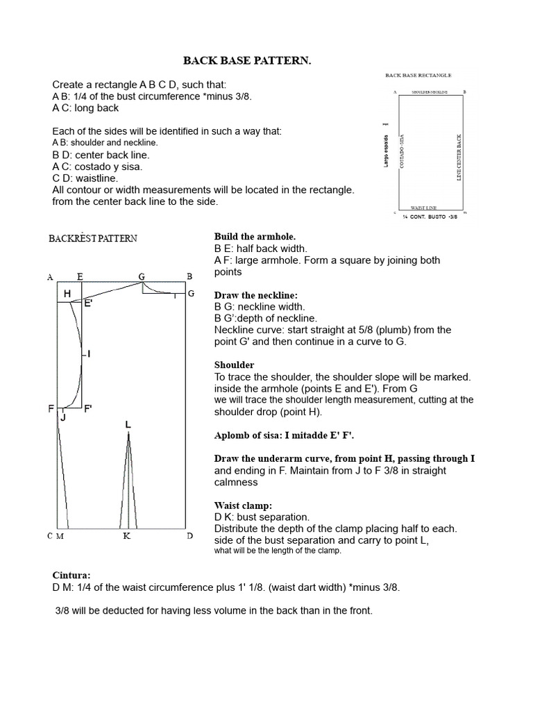 Chapter 1 of Industrial Pattern Making Basic Course | PDF | Length | Waist