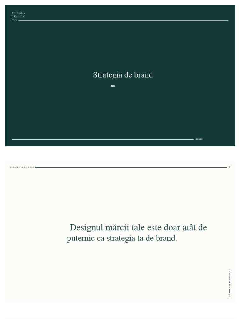 Strategia de Brand | PDF