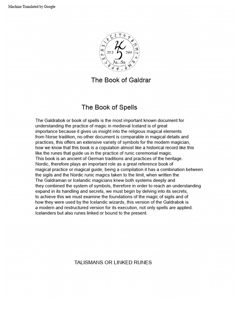 galdroy | PDF | Runes
