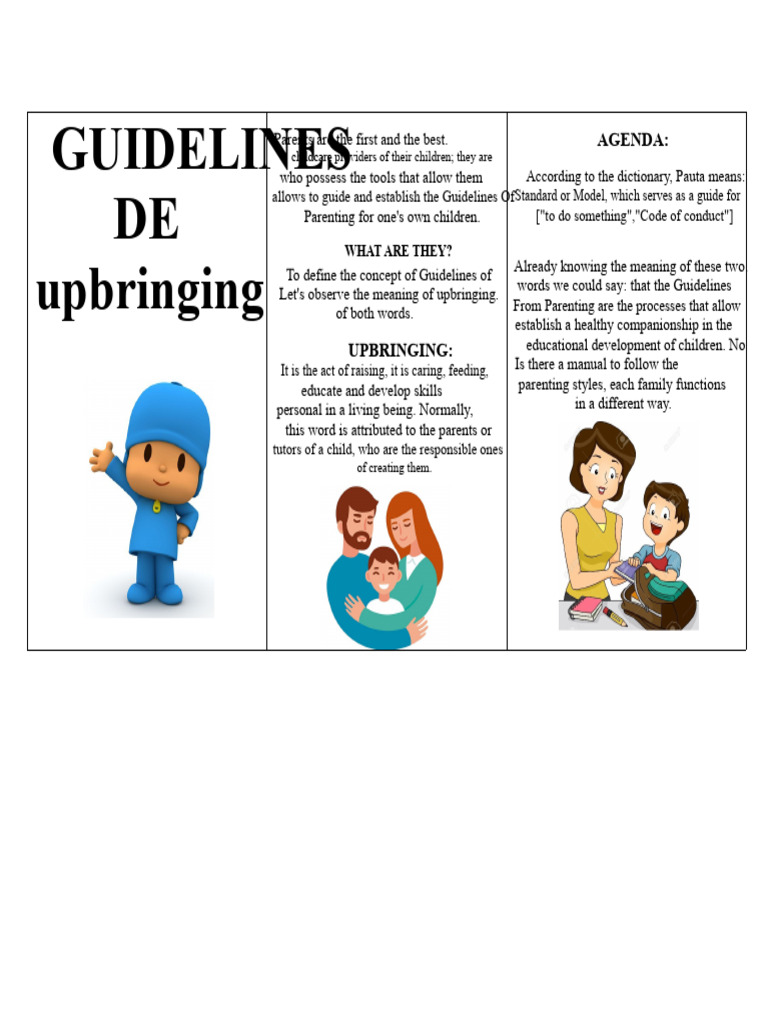 Brochure Guidelines For Parenting | PDF