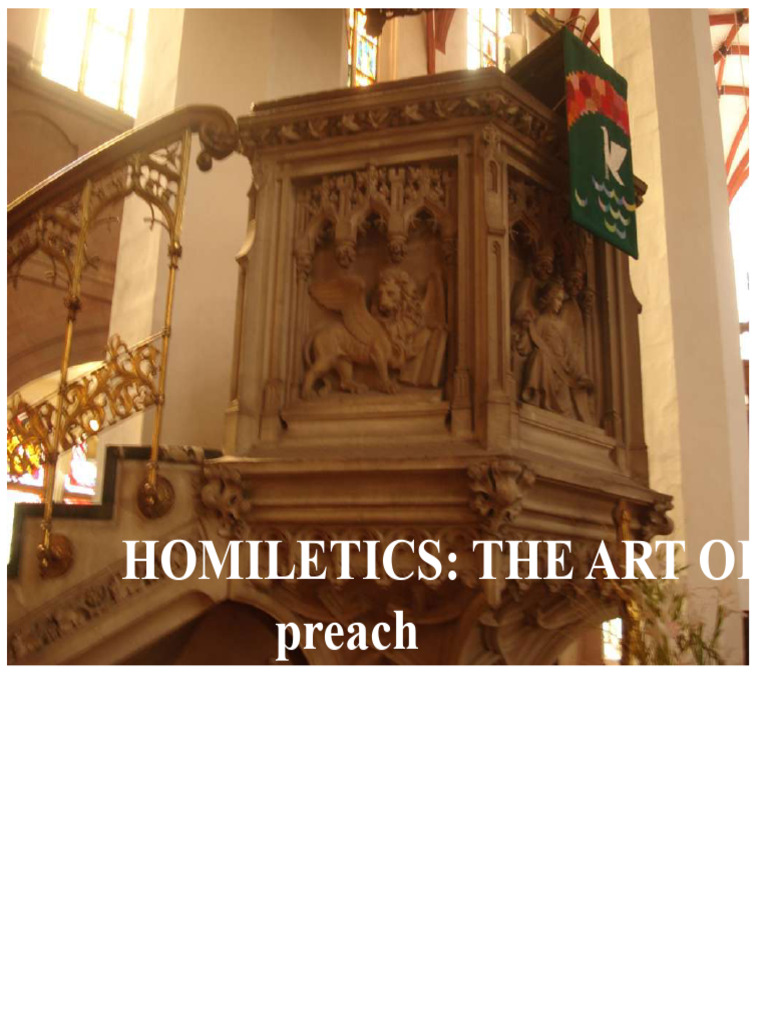 Textual vs. Thematic Sermons Explained | PDF