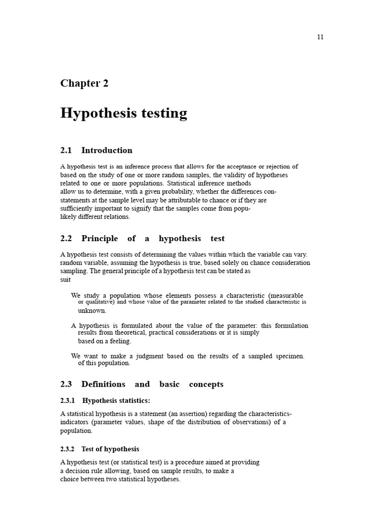 Understanding Hypothesis Testing Basics | PDF | Hypothesis | Statistics