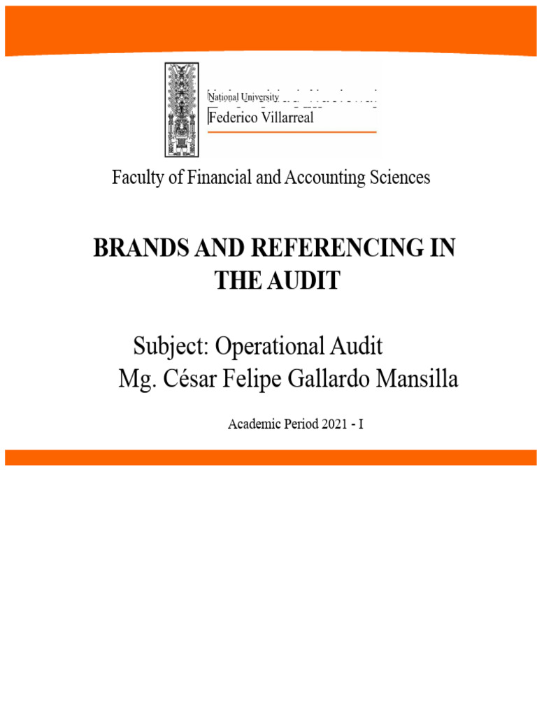 AUDIT REFERENCES AND MARKS - Merged | PDF | Audit