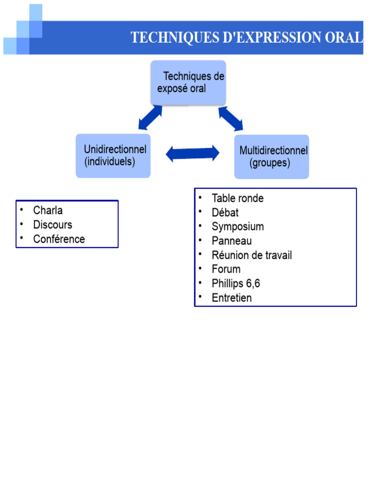 Techniques d'Expression Orale Efficaces | PDF | Communication humaine