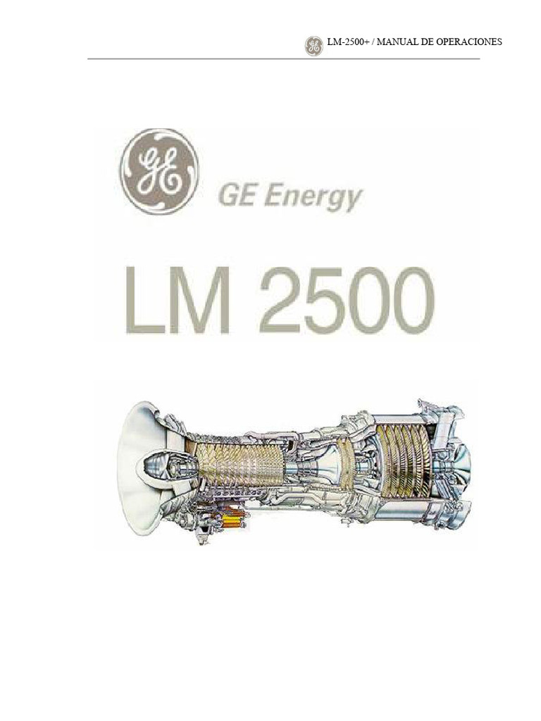 Manual de Operações da Turbina LM2500+ | PDF | Motores | Rede elétrica