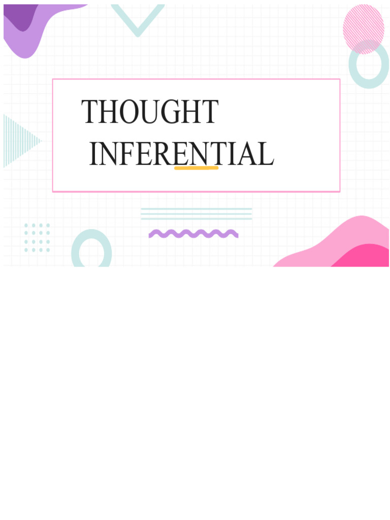 Inferential Thinking Tools and Steps | PDF