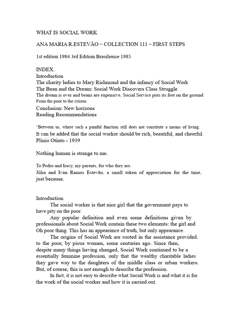 Understanding the Origins of Social Work | PDF | Social Work | Socialism