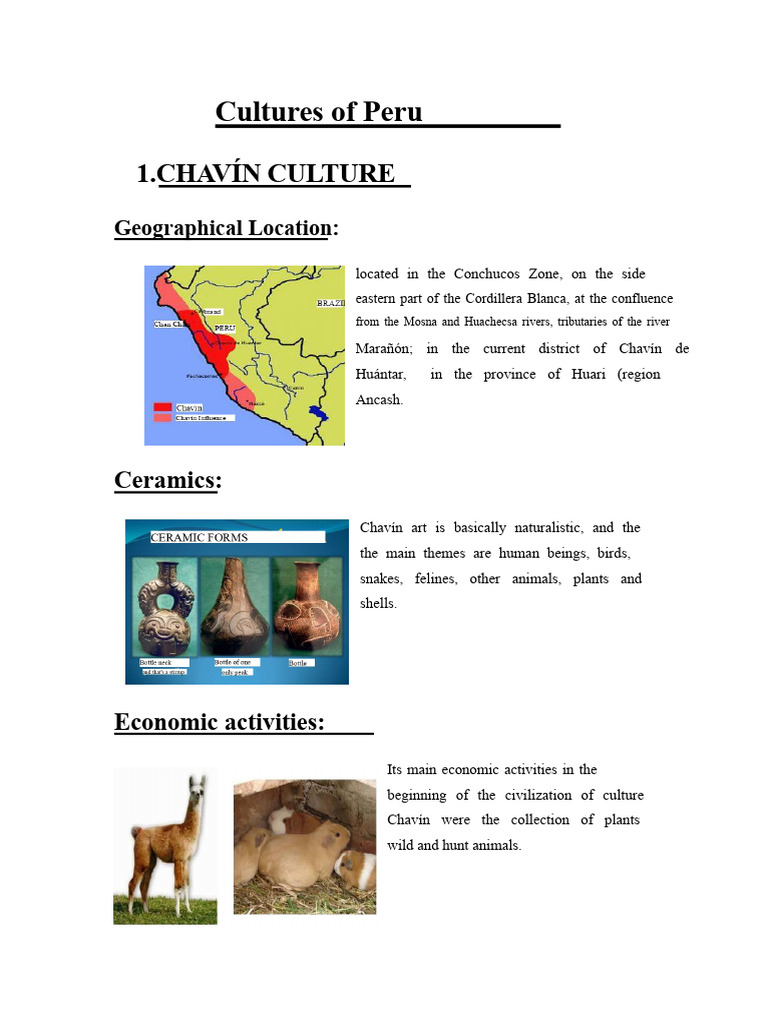 Chavín Culture | PDF