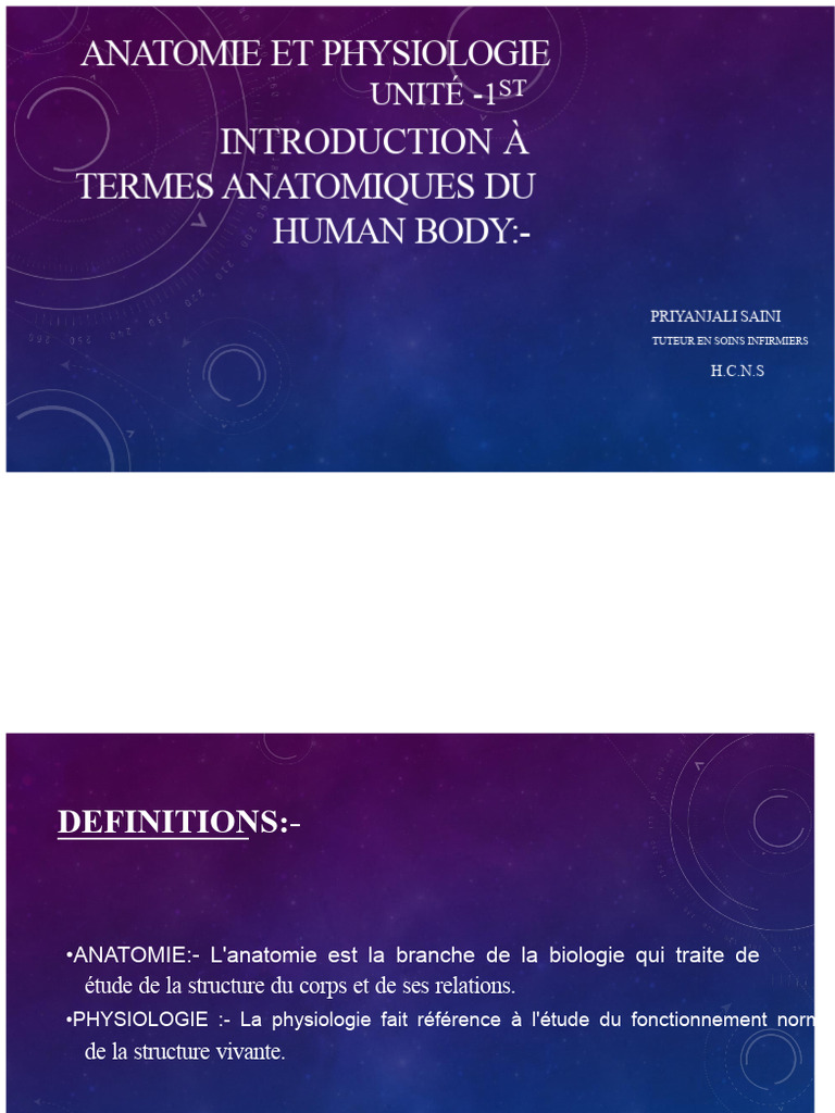 Anatomie et Physiologie du Corps Humain | PDF | Physiologie | Système ...
