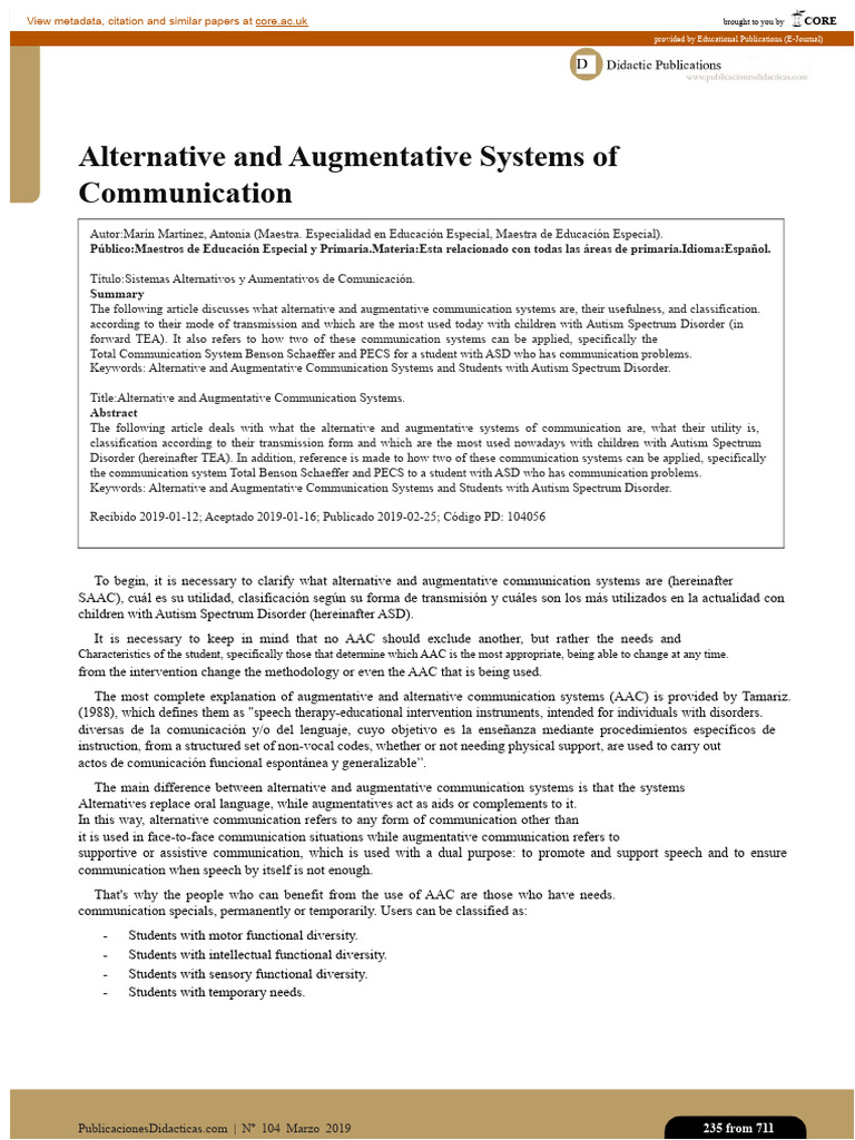 Martínez - 2019 - Alternative and Augmentative Communication Systems ...