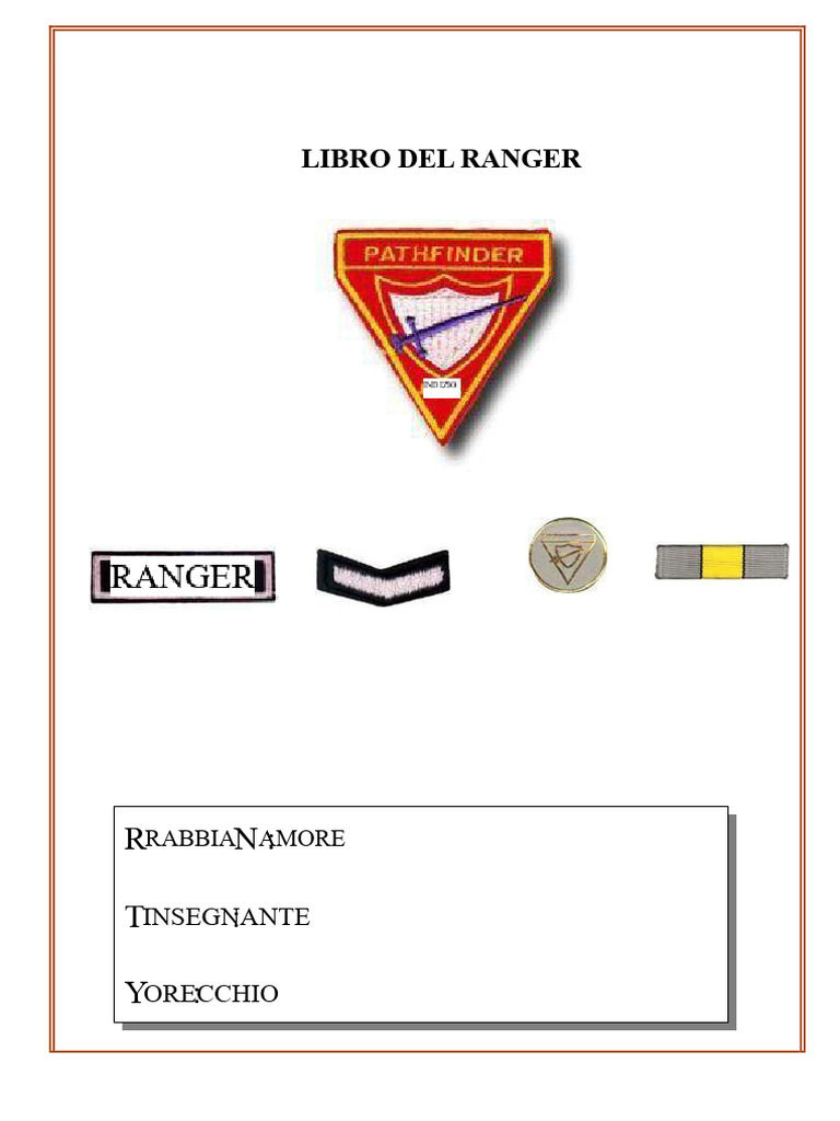 4 Ranger Workbook | PDF