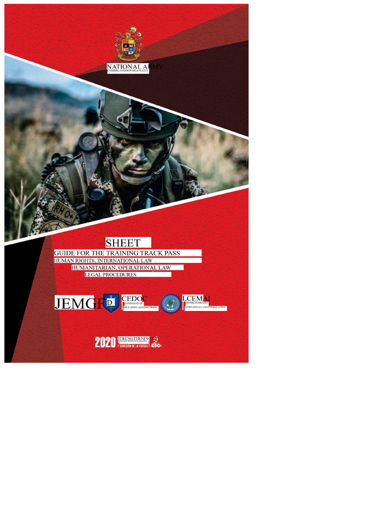 Colombia's Army Human Rights Training Guide | PDF | Violence | Human Rights