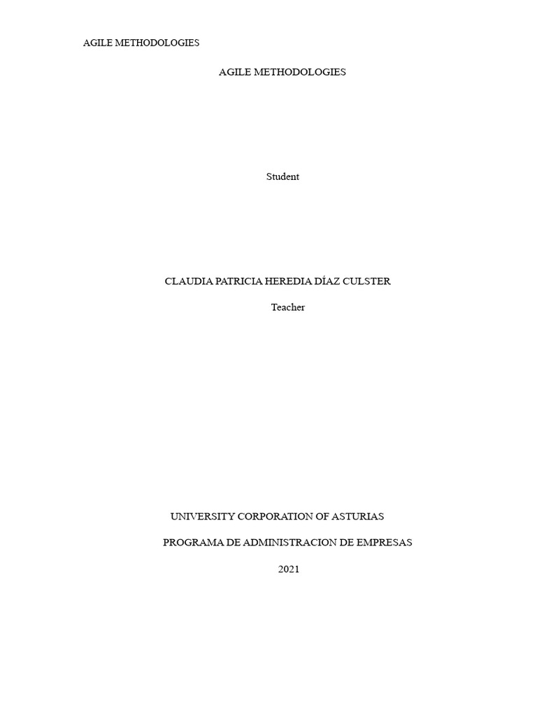 Agile Methodologies Final Case | PDF | Agile Software Development ...