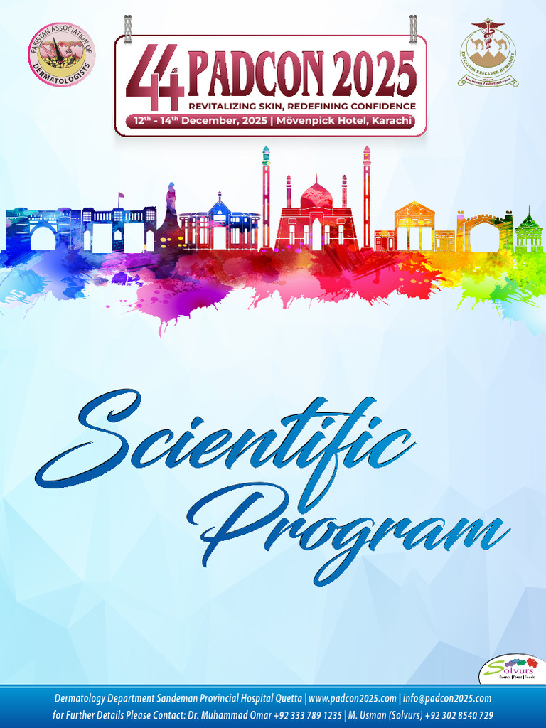 Padcon 2025 Scientific Program M | PDF | Psoriasis | Medical Specialties