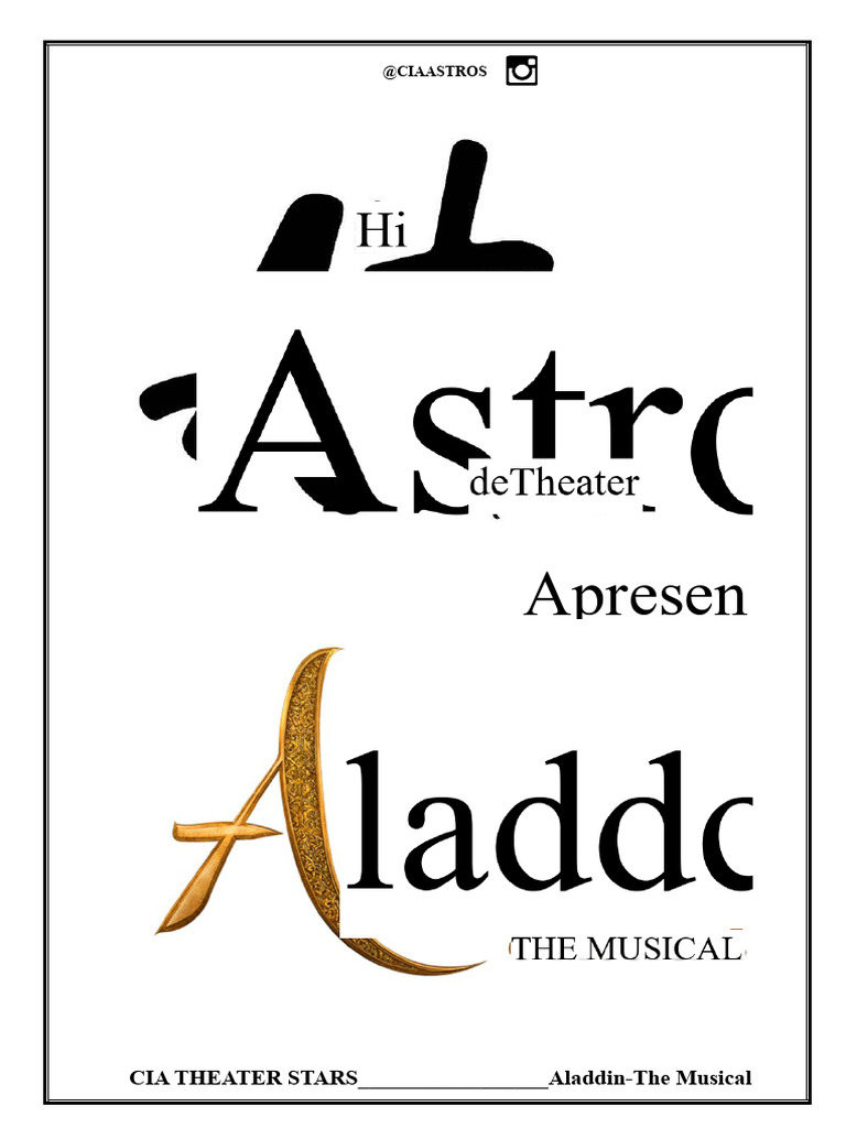 Aladdin Musical Script and Scenes | PDF
