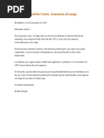 Modelo de Carta de Despido  Panamá  Salario