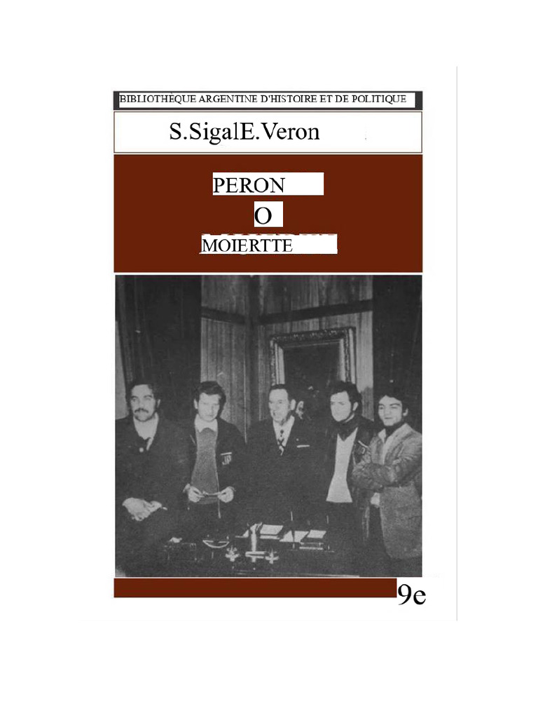 Discours et singularité du péronisme | PDF | Idéologies | Discours ...