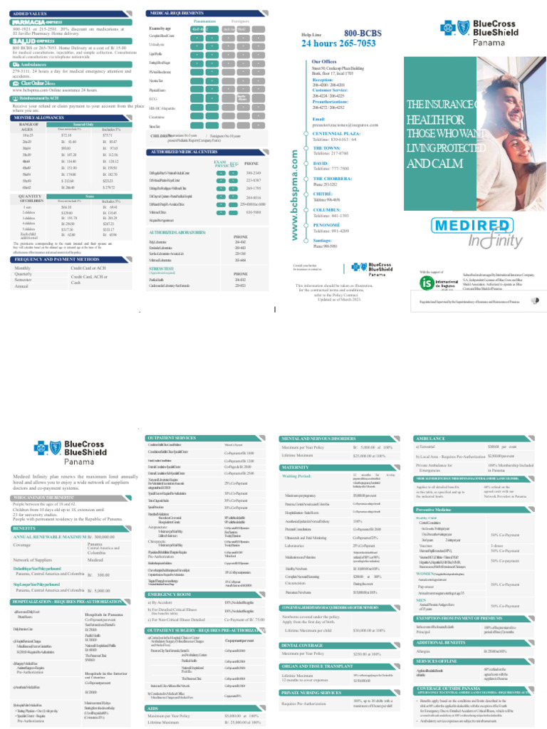 Health Insurance Requirements in Panama | PDF | Insurance | Deductible