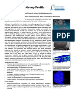 Ole Miss Project 63888 Pub 00 - Factsheet On Research Group Profile Frorm Nanostructure To Infrastructure (12!09!2008)