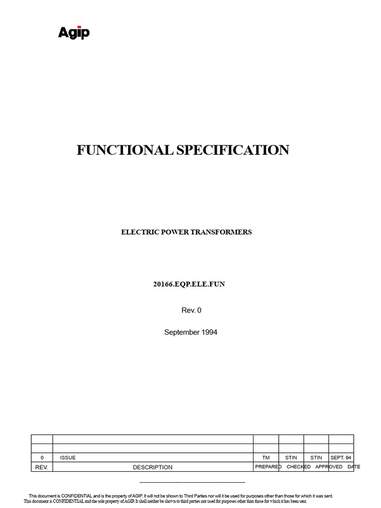 Electric Power Transformers Specification | PDF | Transformer | Switch