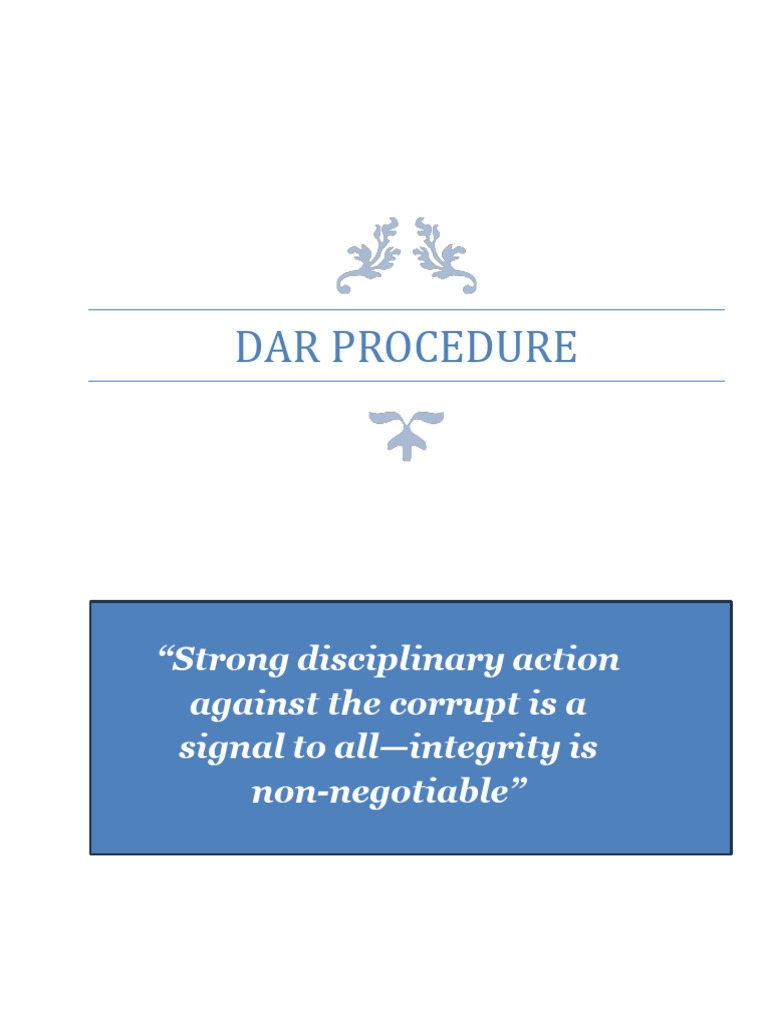 DAR Procedure 1 | PDF | Witness | Prosecutor