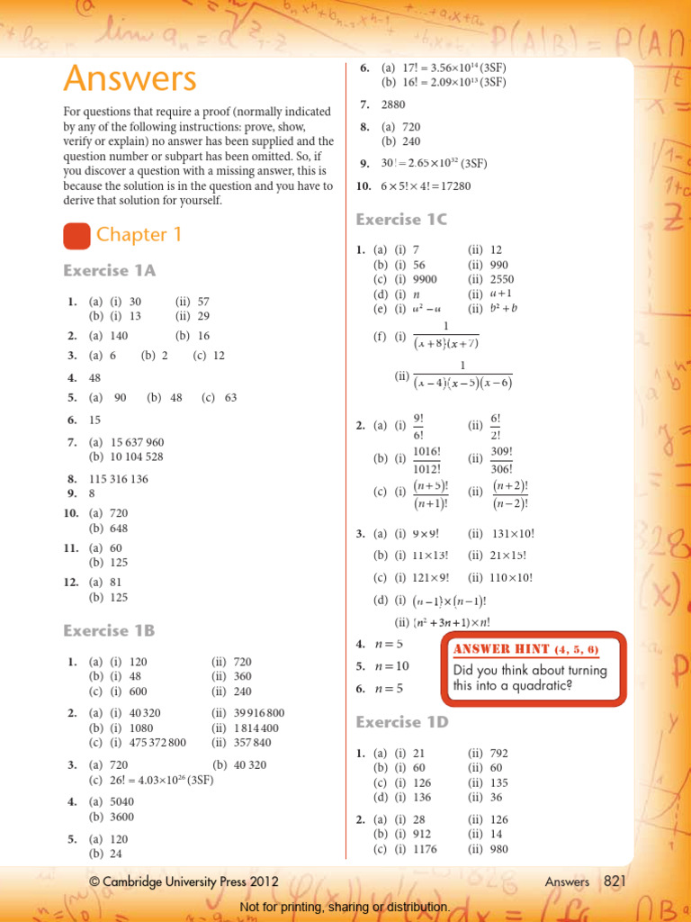 Math Exercises and Answers Compilation | PDF | Chess Theory | Chess