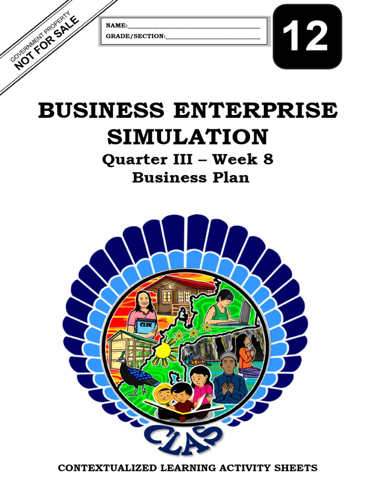 ABM 12 Business Simulation12 q3 Clas8 Business Plan V2 | PDF ...