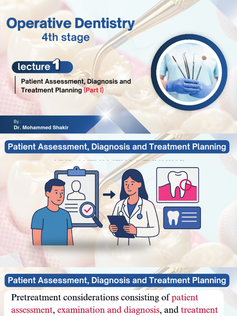 Dental Patient Assessment & Treatment Guide | PDF | Periodontology ...
