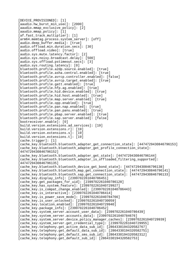 Android Device Configuration Settings | PDF