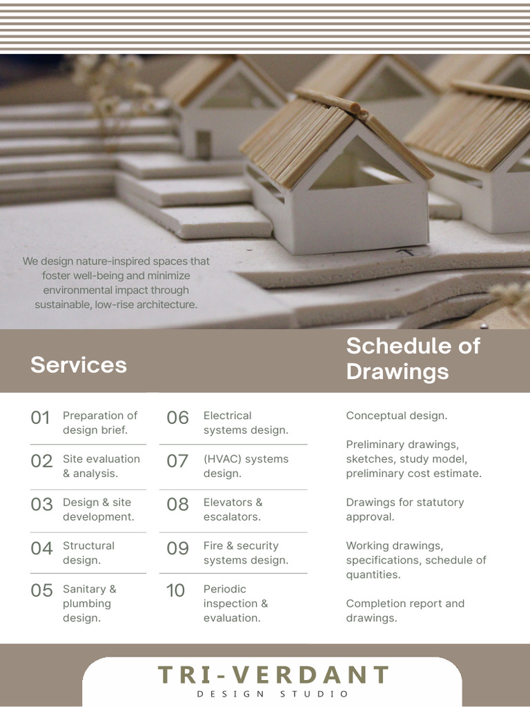Comprehensive Design Services Overview | PDF