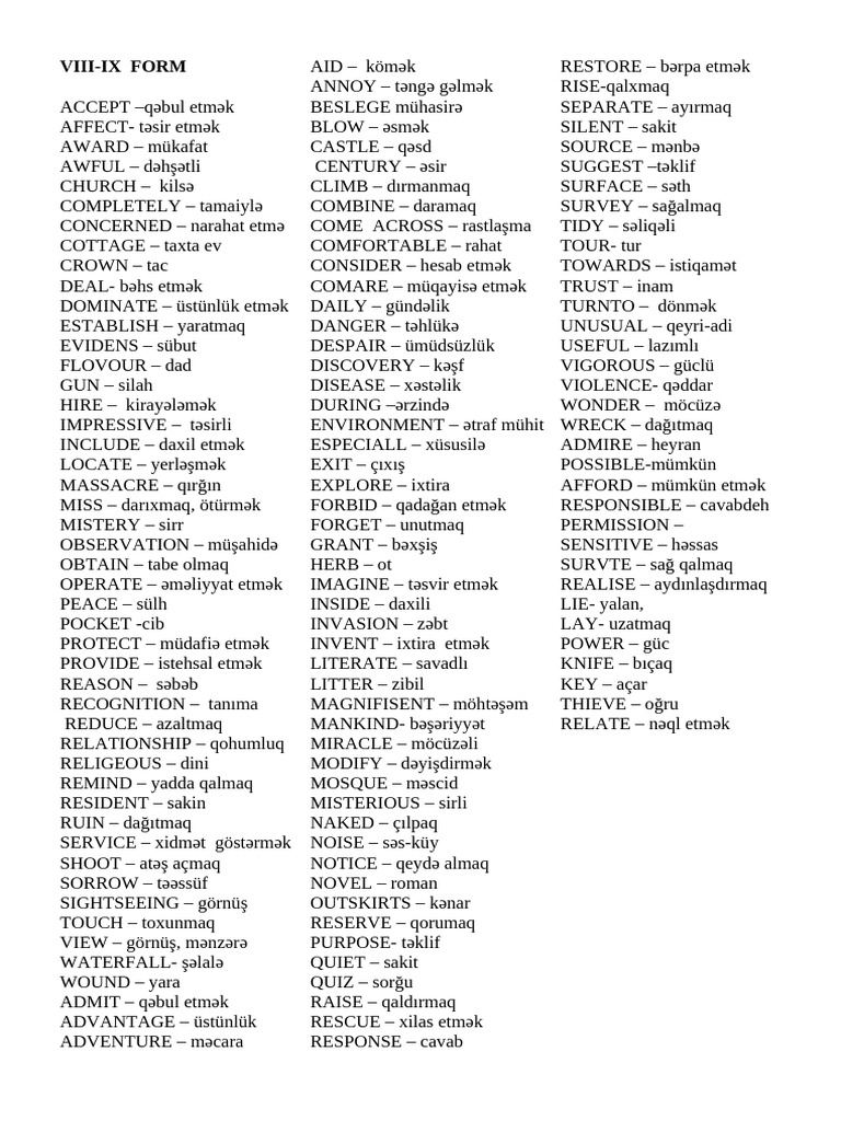 Viii - Ix Form | PDF