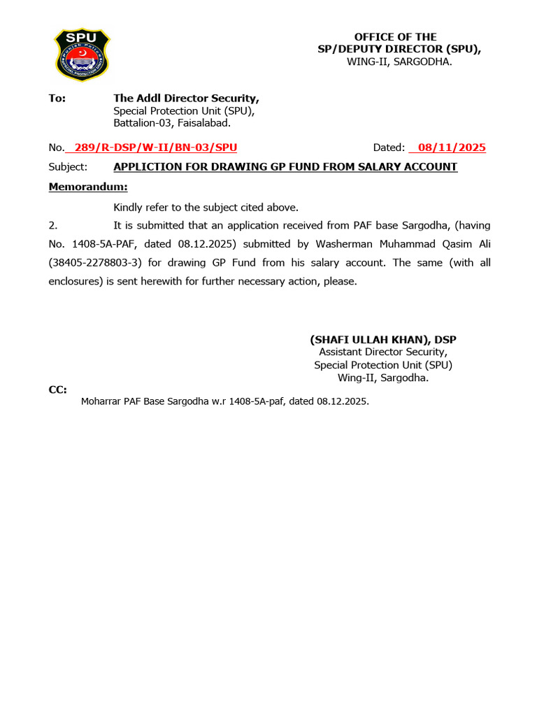 GP Fund Qasim Washerman | PDF