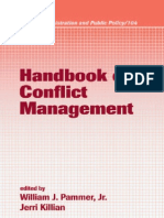 Handbook of Conflict Management Public Administration and Public Policy Vol 104 Public Administration and Public Policy