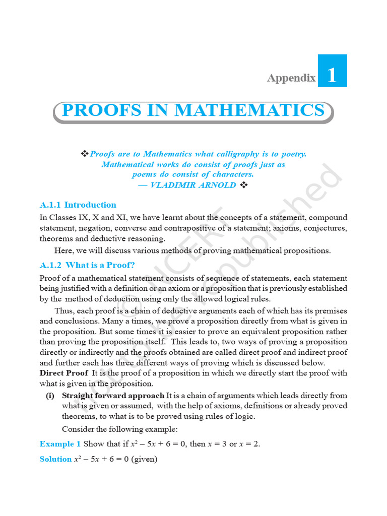 Methods of Mathematical Proofs Explained | PDF