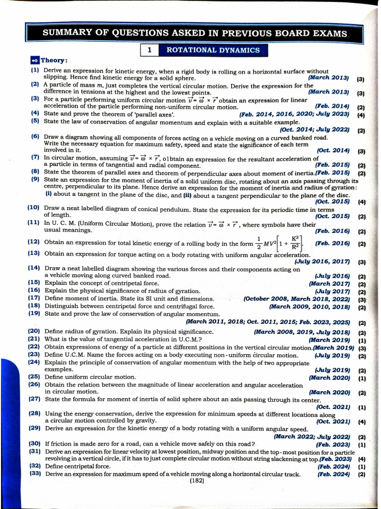 Physics Pyq Uttam Paper Solution Till 2025 | PDF